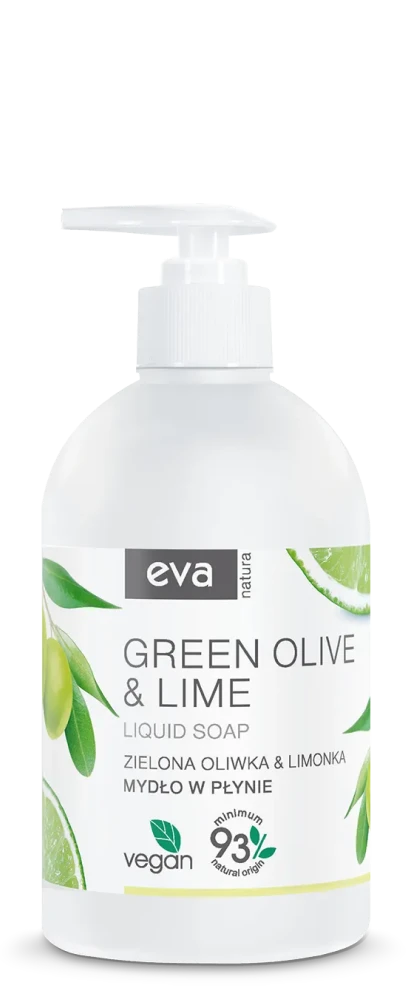 EVA NATURA Creamy liquid soap with green olive and lime